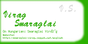 virag smaraglai business card